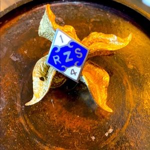 1914 RZS LAPEL PIN BASTIAN FROS STERLING